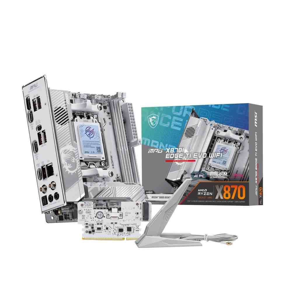 MSI MPG X870I EDGE TI EVO WIFI AMD Ryzen 9000/8000/7000シリーズ対応、大容量64MB BIOS ROMを搭載｜パソコン工房 店