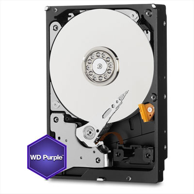 Western Digital  WD10PURZ [1TB/3.5インチ内蔵ハードディスク] WD Purple / SATA 6Gb/s / 5400rpm class / 監視システム向けHDD