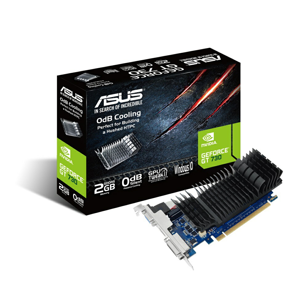 楽天市場】ASUS GT730-4H-SL-2GD5 NVIDIA GeForce GT 730 搭載