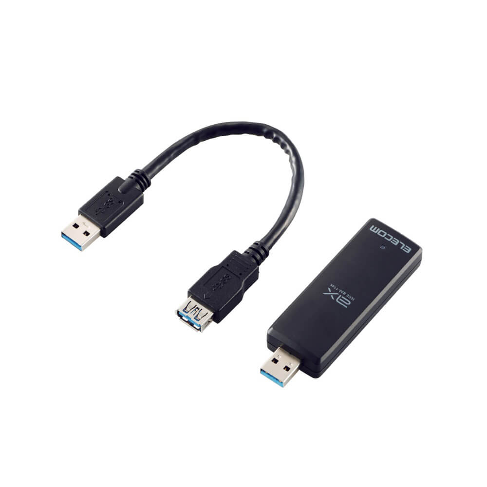 【楽天市場】ELECOM WDC-X1201DU3-B 無線LAN子機/11ax/Wi-Fi6/USB3.0/ブラック：パソコン工房 楽天市場店