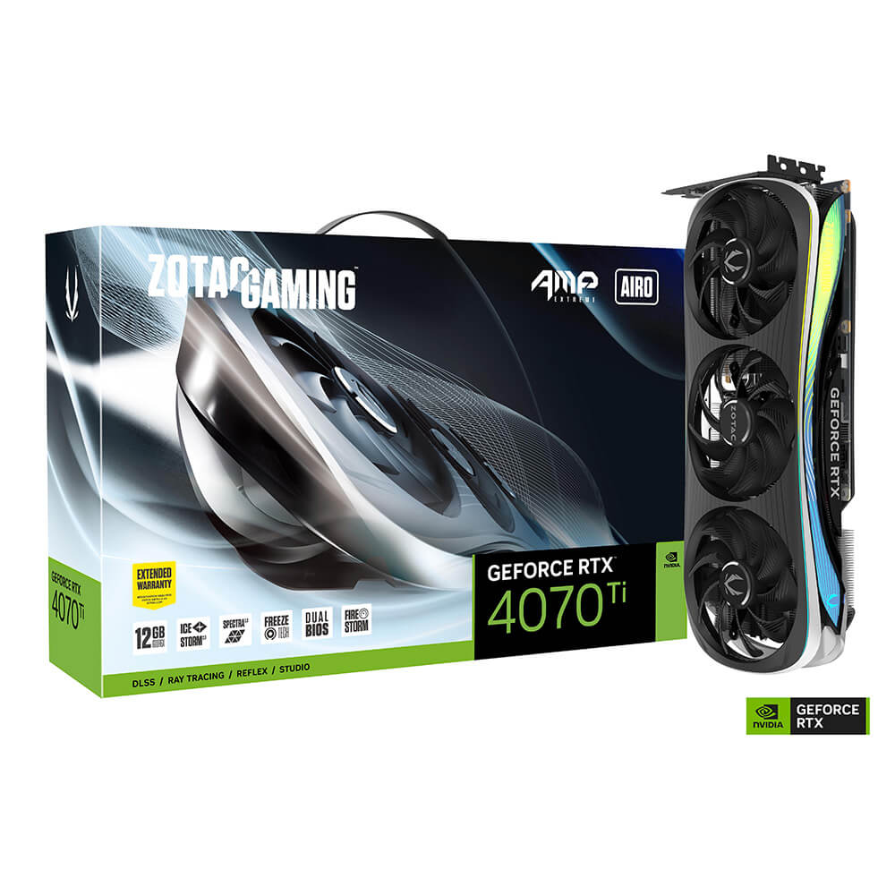 ZOTAC GAMING GeForce RTX 4070 Extreme Ti ZT-4070Ti-12G-AMP AMP