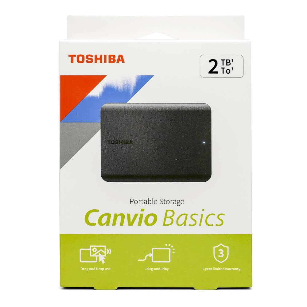 楽天市場】東芝 1TB ポータブル 外付ハードディスク CANVIO BASICS A5