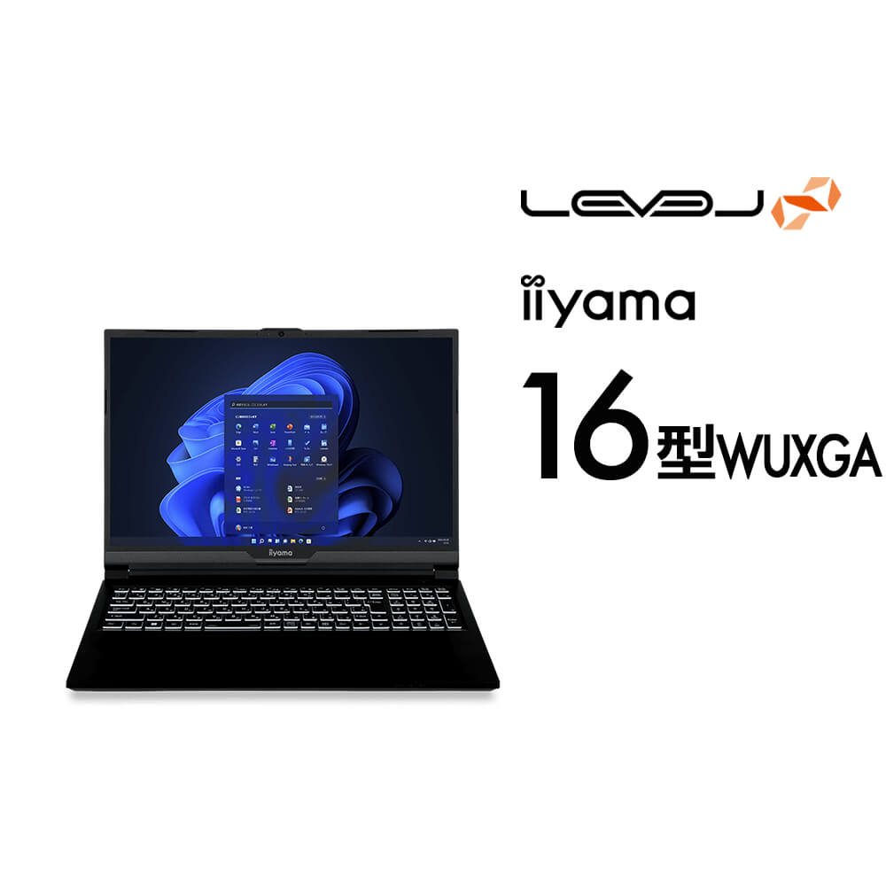 楽天市場】iiyama PC ゲーミングノートPC LEVEL-16FX154-i7-PL3X-M [16