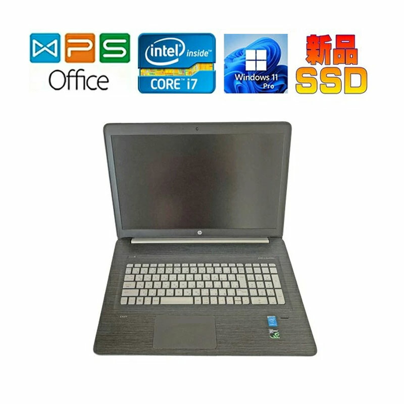 HPノートPC 17インチ HP Pavilion dv7 Intel CORE i7 中古品です 結構