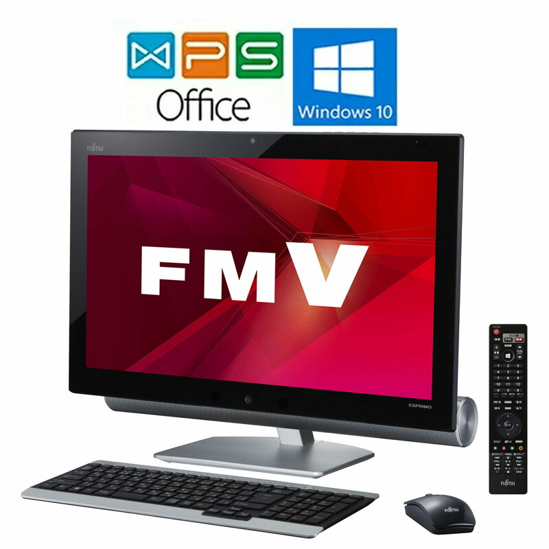 楽天市場】富士通 FMV ESPRIMO FHシリーズ WF1/A3 FMVWA3F1 BD ハイスペックモデル 正規版Office Core i7  6700T 16GB SSD 256GB+HDD3TB 23型ワイド Webカメラ 中古パソコン 90日保証 送料無料 : 中古電器ONLINE