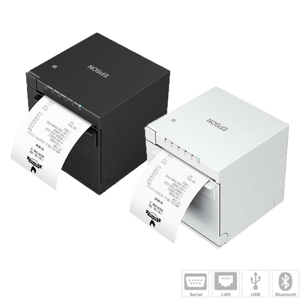 【エプソン定め事代わりになる店】セルフ／がら明き機向け 受け取り証書印刷人 TM-m55 TM55-611W/TM55-612B 白いこと/黒いこと 58・80粍相応う Bluetooth/USB/有線ローカルエリアネットワーク/無線電話ローカルエリアネットワーク/禾穀類 マルチインターフェイス（ワット数付）