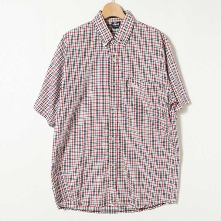 楽天市場】【中古】 STUSSY OLD STUSSY チェックシャツ 90s