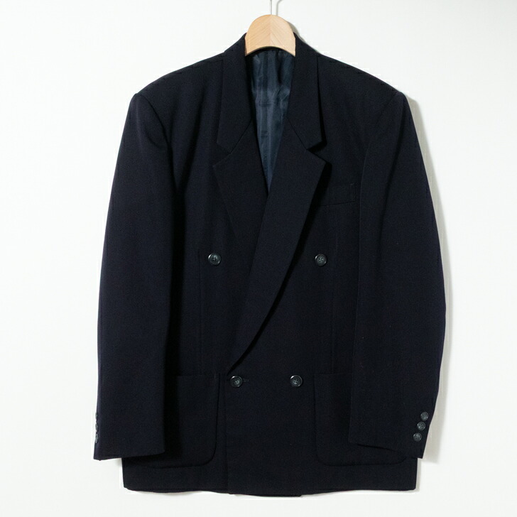 【中古】80s Y'S for men YOHJI YAMAMOTO ワイズ フォーメン ヨウジヤマモト ダブルジャケット テーラード M｜P／C USED CLOTHING