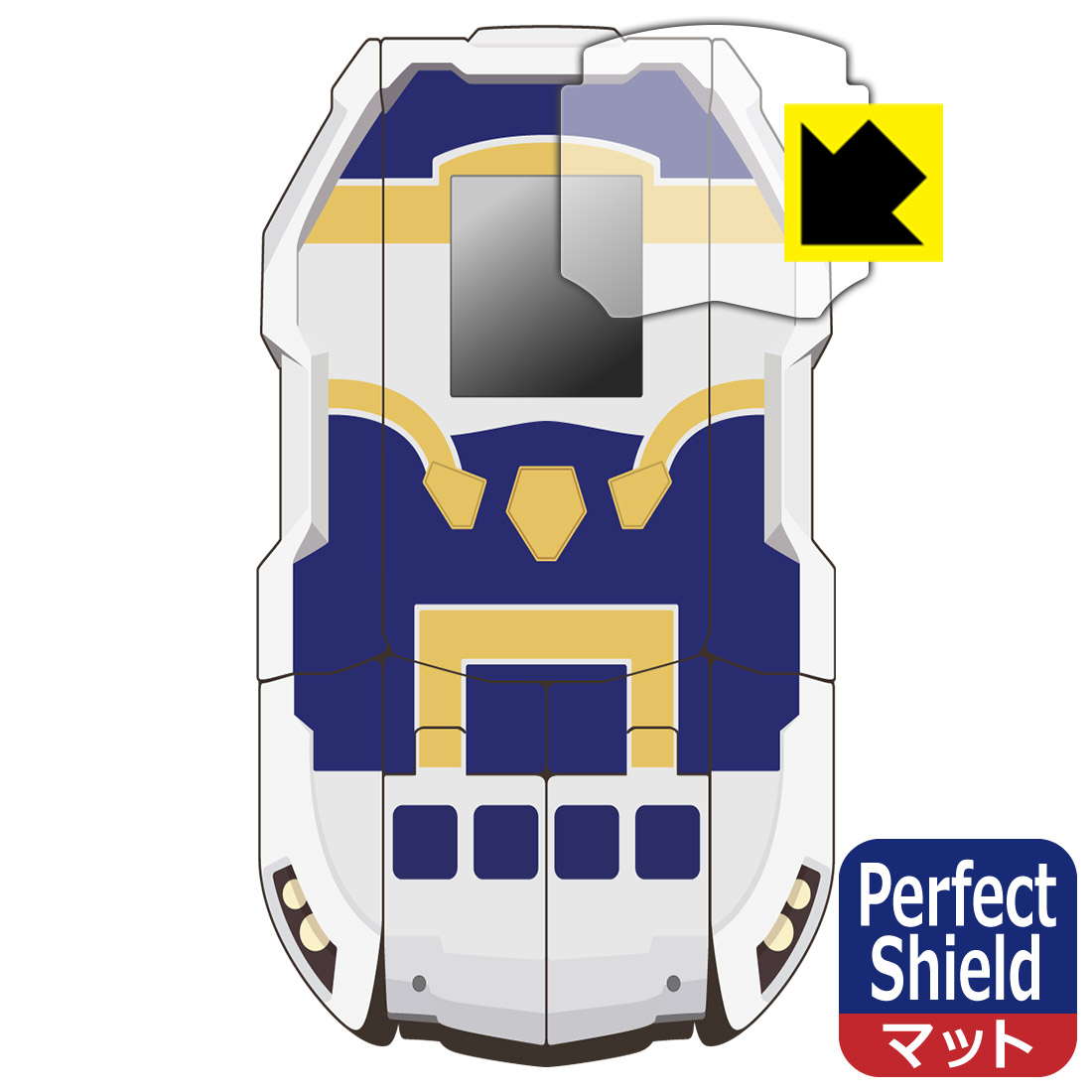 Perfect Shield 新幹線変形ロボ シンカリオンZ 超進化モバイルZギア 用 液晶保護フィルム 日本製 自社製造直販画像