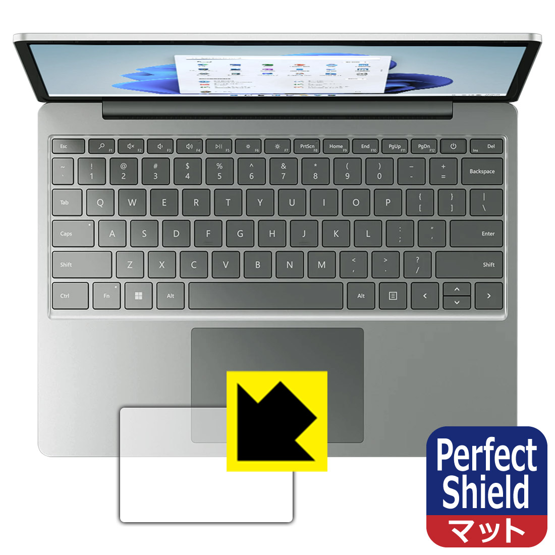 Perfect Shield保護フィルム Surface Laptop Go 2 2022年6月発売モデル トラックパッド用 日本製 自社製造直販 【 2022春夏新色】