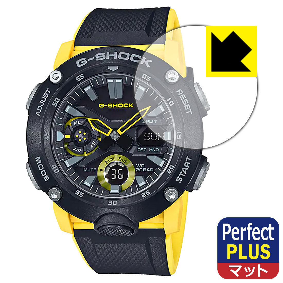 198円 最大53％オフ！ Perfect Shield Plus保護フィルム G-SHOCK GA-2000シリーズ 日本製 自社製造直販