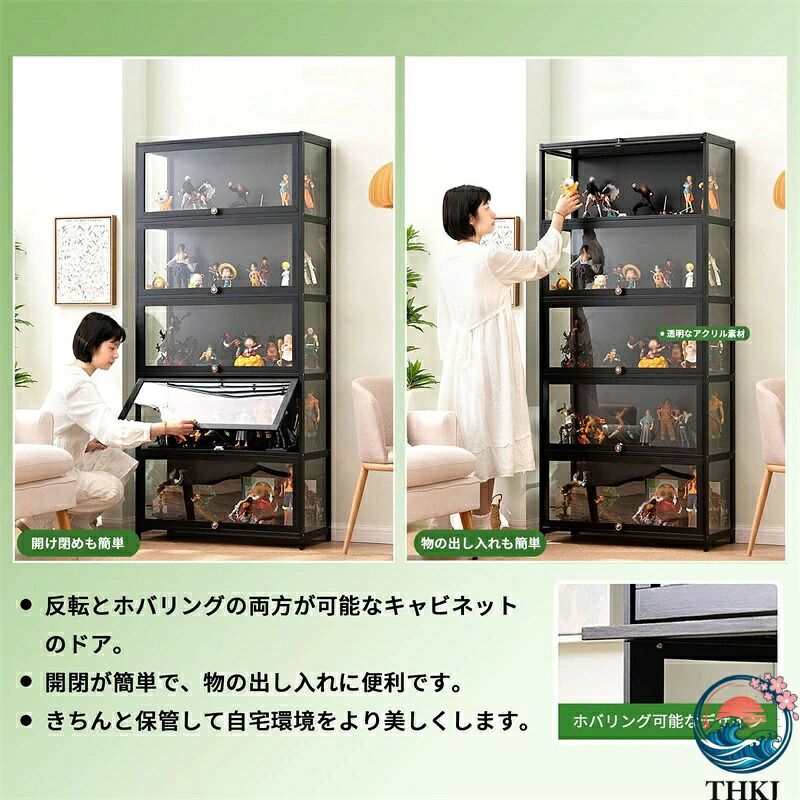 【全品5%尖んがり】防塵性 あやつり人形入れもの 図形入れもの 見せびらかす入れもの  図形 棚 収集家作目用見せびらかす入れもの 大型 一般受け