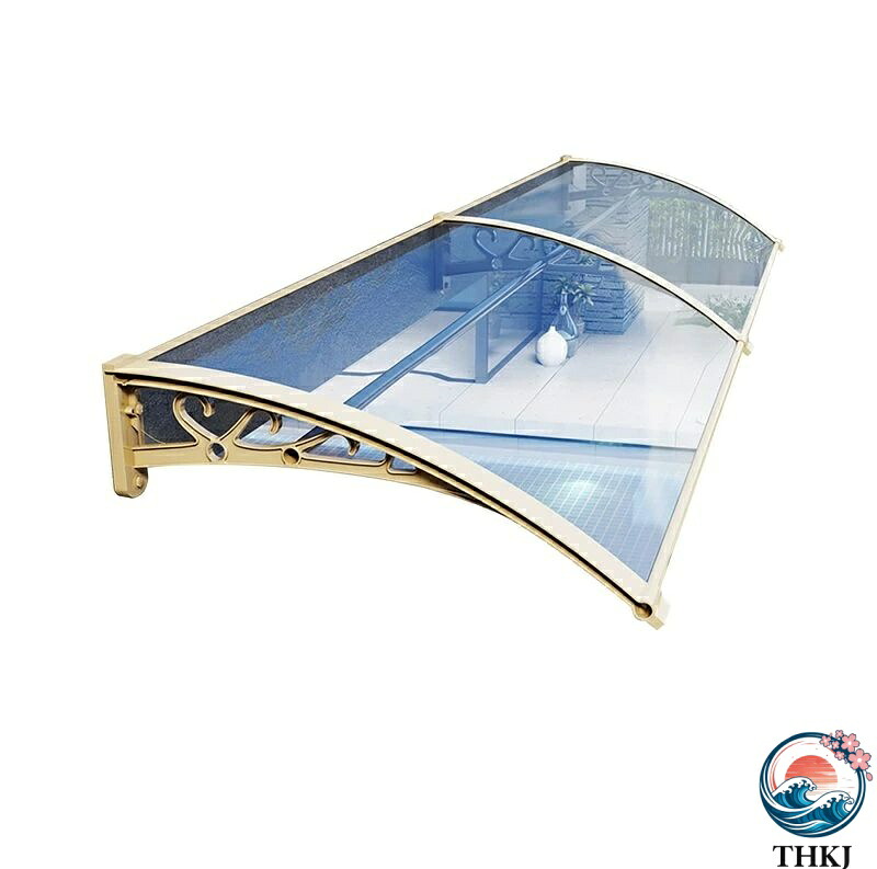 【全品5%ポイント】屋根庇 ひさし雨よけ 住宅用ひさし パティオ日除けそし テラス てキャノピー 後付け アウトドア 窓 玄関 雨雪保護 人気 おすすめ｜PDA shop 15,492円