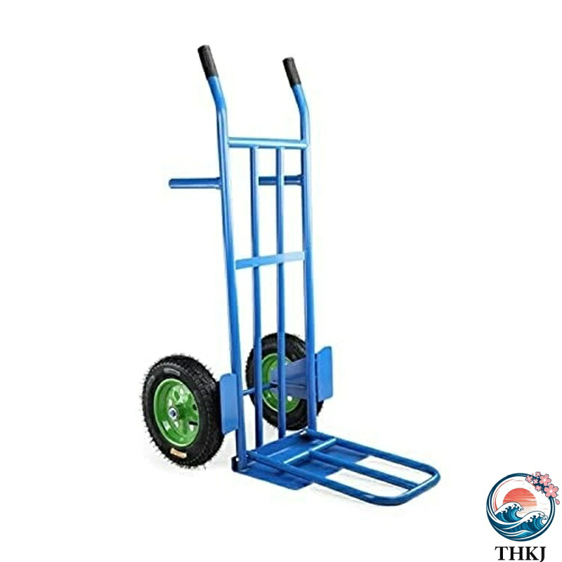 【全品2点で5%OFF】ハンドトラック華鋼大型ハンドトラック、貨物輸送用トロリー、インフレータブルホイールとソリッドホイール付き大容量荷重300Kg、4スタイル 42,653円