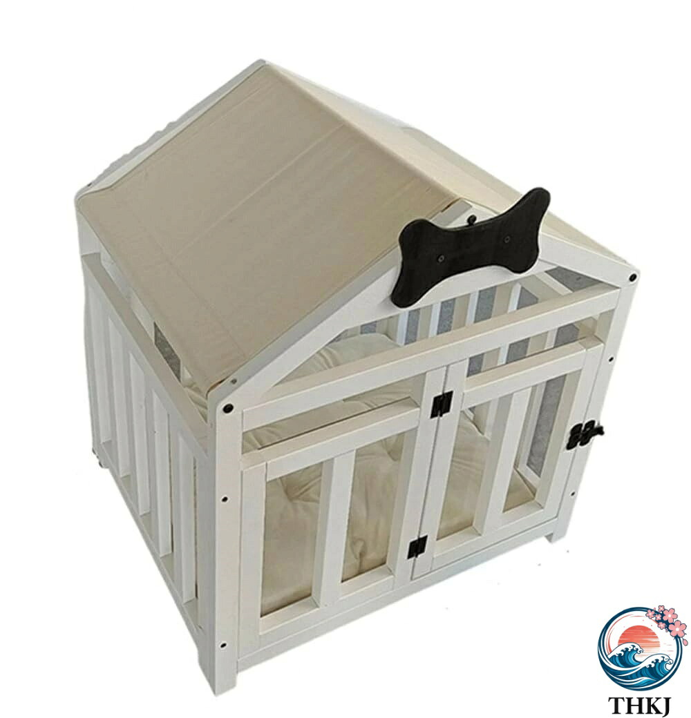 【全品5%尖んがり】晴れ晴れしいな犬掘っ建て小屋 かご 犬掘っ建て小屋 木製 純乎たる材 家 室内 コーギー THKJ 小型犬 中型犬 テディ 通じるし 洗いものができ 猫掘っ建て小屋 愛玩動物用臥榻 赤銅色