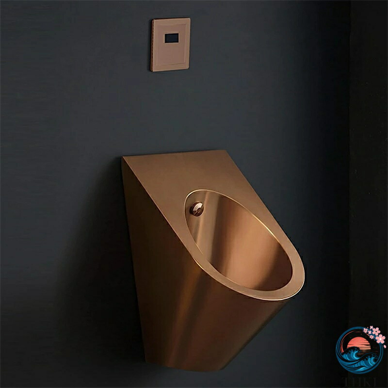 【全品5%ポイント】壁に取り付けられた小便器バスルームトイレステンレス鋼小便器 センサー小便器フラッシュバルブ付き商用ユニバーサル小便器漏斗トイレ｜PDA shop 43,302円