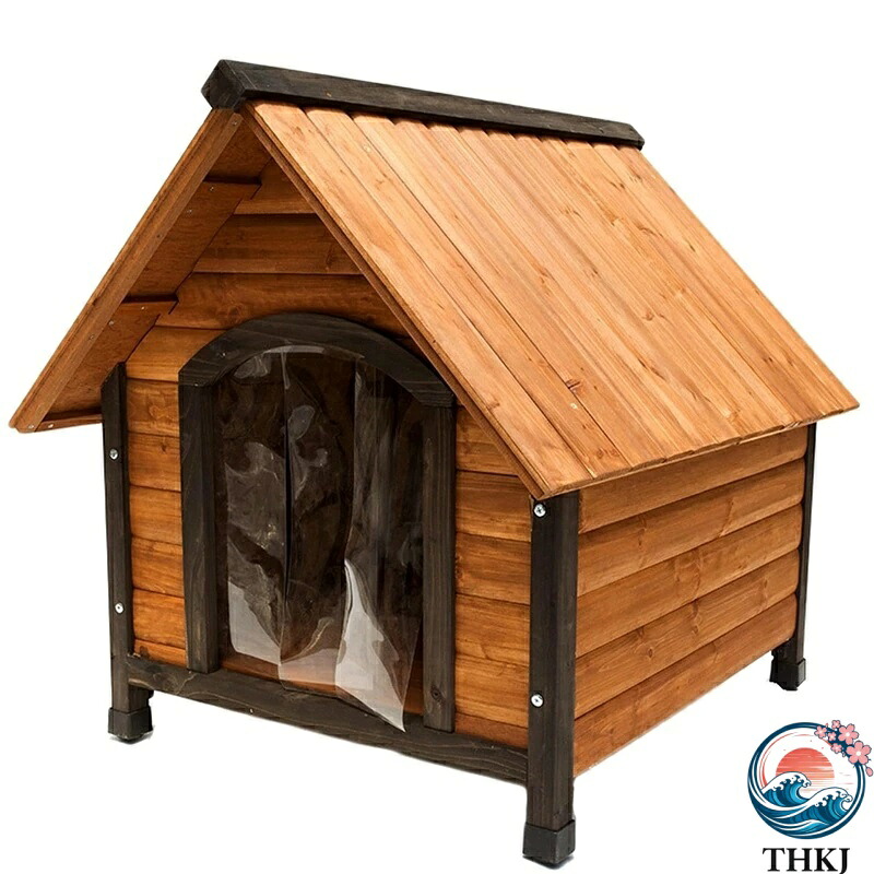 【全品2点で5%OFF】犬小屋 ペット犬小屋 木製ペット犬小屋 屋外 耐候性 防水 ペットハウス 天然木製犬小屋 床上げ式