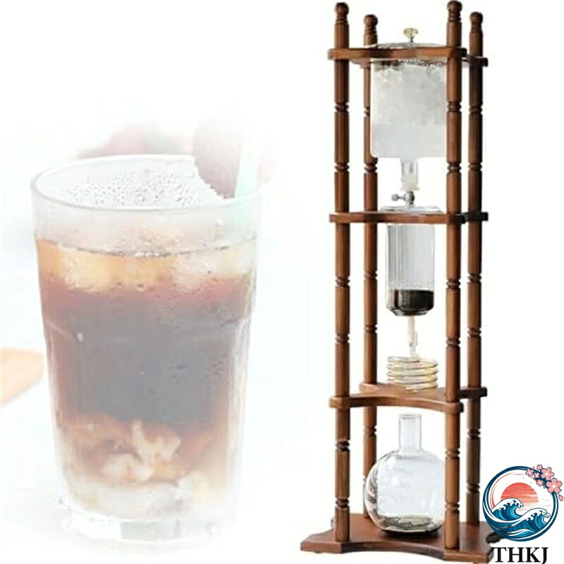 【全品2点で5%OFF】コールドブリューコーヒーメーカー3000ml 、取り外し可能な業務用アイスドリップコーヒータワー、ステンレススチールレギュレーター付き、23～25カップのアイスコーヒー、家庭、オフィス、コーヒーショップ用