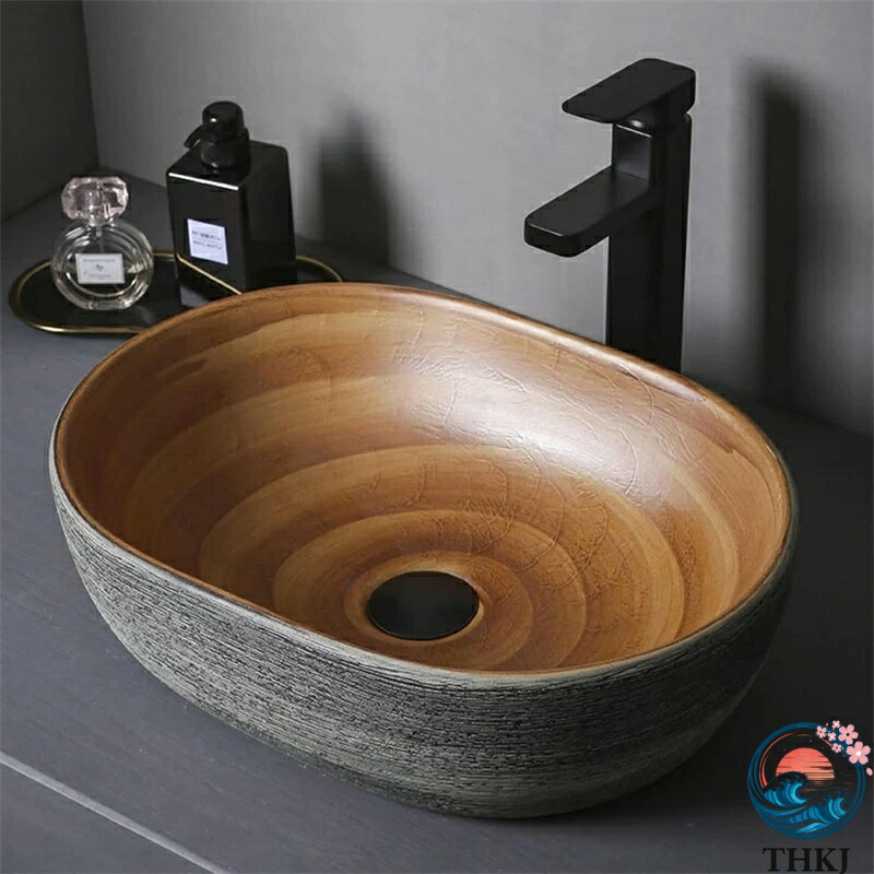 【全品5%尖んがり】洗面どんぶり鉢 ラウンドバスルームシンク 室内用便器鉢 洗面台 THKJ 瀬戸もの洗面 室内用便器器 弱められた鉢 洗面鉢 室内用便器器 洗面器 瀬戸もの 室内用便器どんぶり鉢