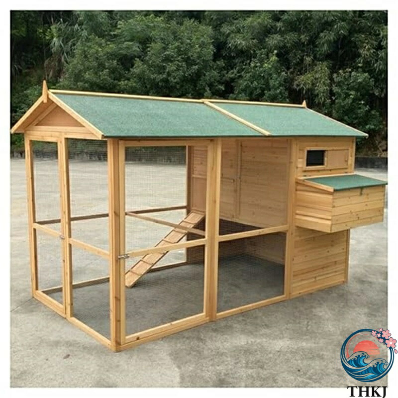 【全品5%尖んがり】鶏掘っ立て小屋 大型純一無雑材鶏伏せ籠 室外用の繁殖伏せ籠 THKJ お盆付き添い人多扉心積もり 精神的な統合が飾り気の無い 屋内および室外用15羽の鶏を封じ込める能力のある Black