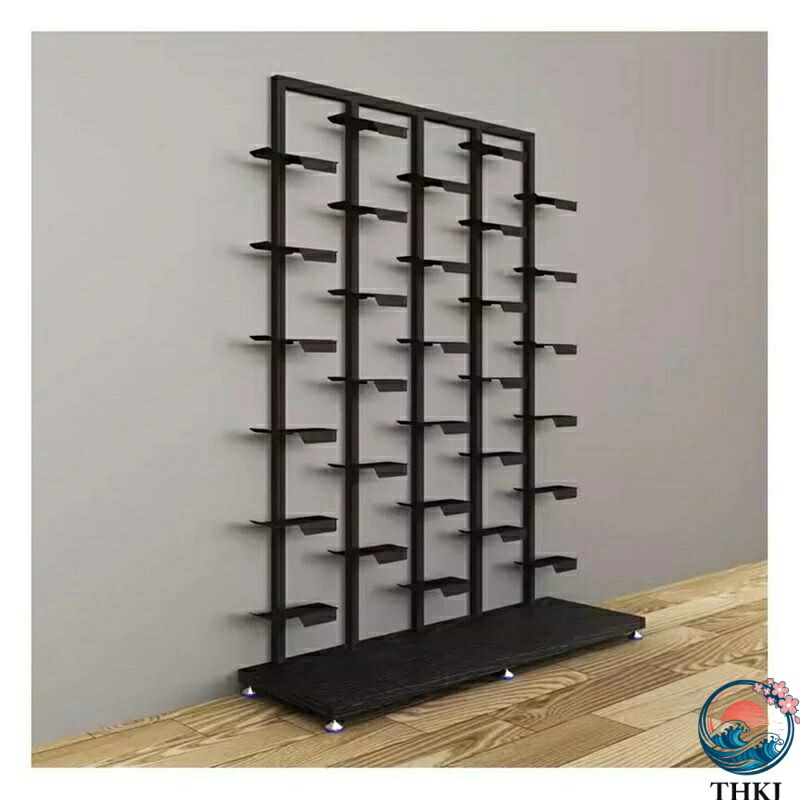 【全品5%ポイント】ビジネスウェアショップの靴棚の展示棚 大型独立型靴箱展示棚と物置棚 高級スニーカーを小売バスケットシューズ主催者ブース|PDA shop