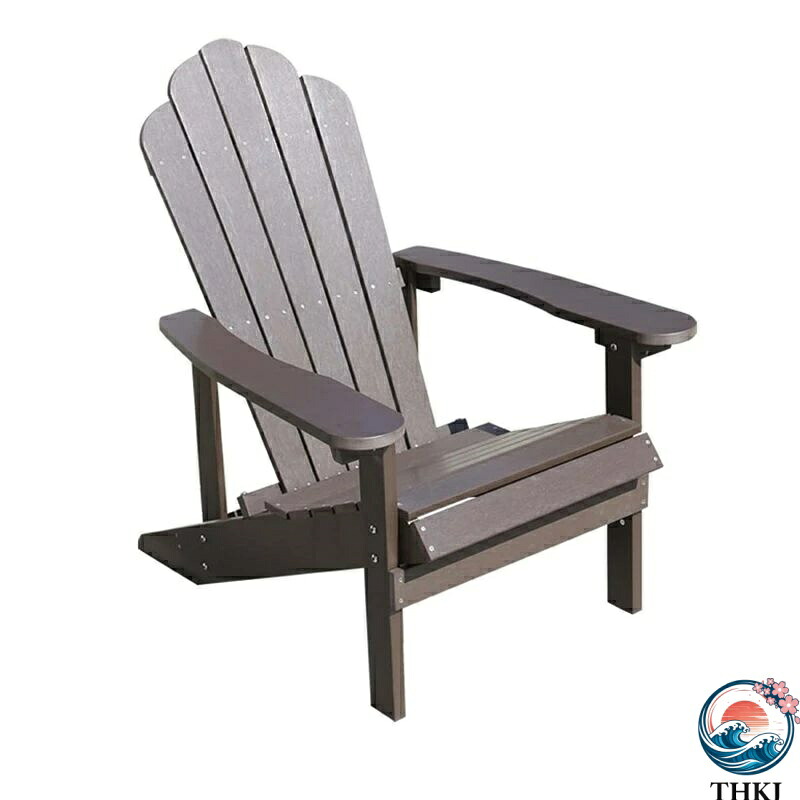 【全品2点で5%OFF】アディロンダックチェア 木製アウトドアチェア 折りたたみ THKJ リクライニング 防水 耐候性 全天候型 リクライニングチェア 人気