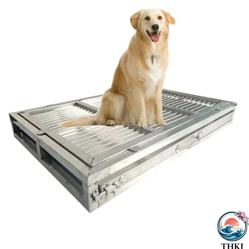 【全品5%ポイント】犬 トイレ ステンレス鋼の犬のトイレ ステンレススチールペットトレーニングトレイ 屋内子犬トレーニングパッド 人気 おすすめ 便利 快適 軽量 実用的｜PDA shop 13,204円