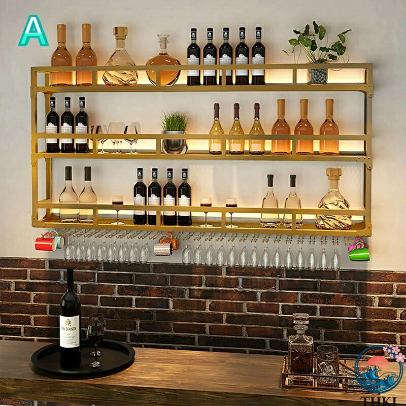 【全品5%尖んがり】ブドウ酒仕合わせ 飾りつけ式 実業用飾りつけブドウ酒仕合わせ THKJ 吊り下げゴブレットラック 保持者 飾りつけワインボトルラック アイアン工芸 酒棚