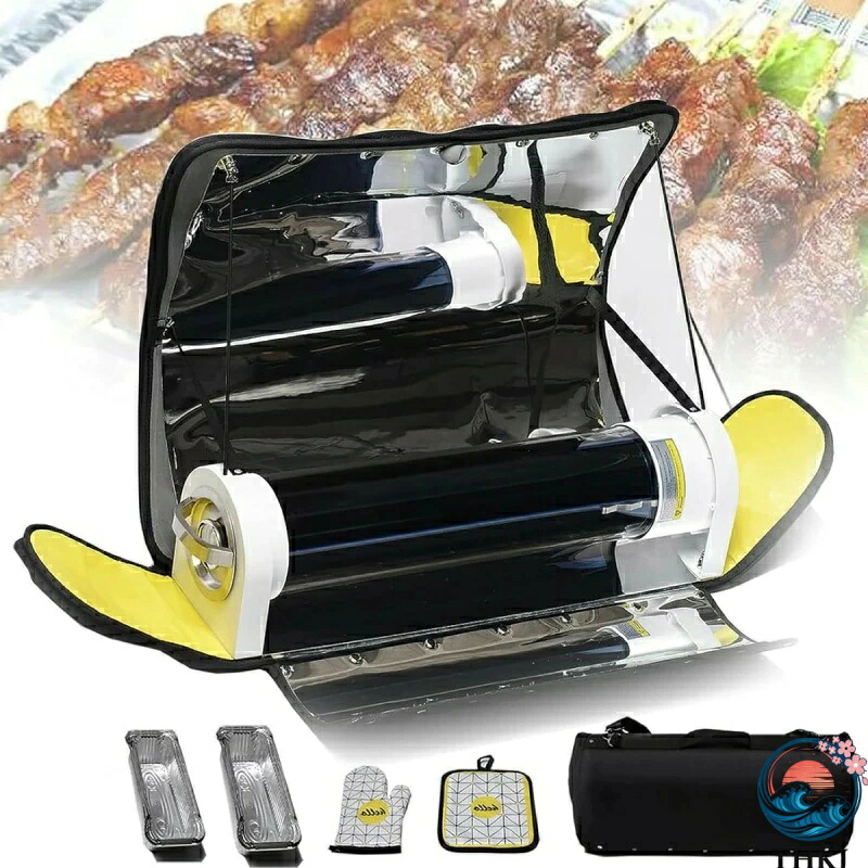 【全品5%尖んがり】ソーラーオーヴン 4.5L大静電容量ソーラークッカー THKJ 気温計付き添い人室外オーブンキャンプストーブ 多役立つことソーラーオーヴン 一般受け おすすめ