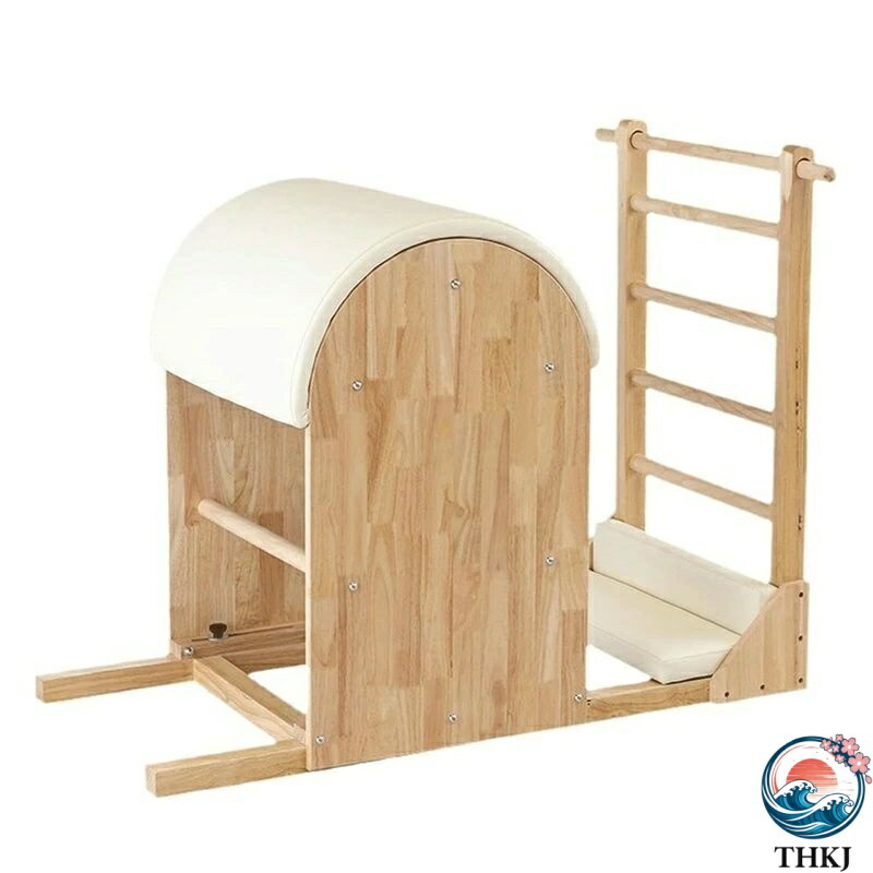 【全品5%尖んがり】ピラティス ラダーバレル 醇乎たる材 ピラティスリフォーマー THKJ ラダーバケット 脊柱更生させる機 膜鳴楽器前後に移し替える能力のある ピラティス備品 一般受け