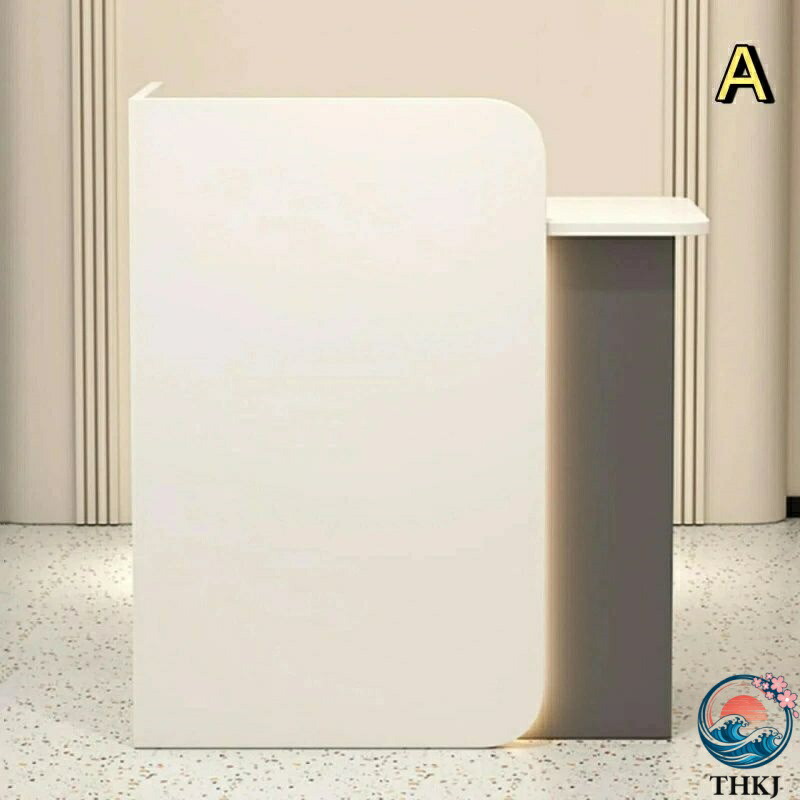 【全品5%尖んがり】金銭登録器カウンタ L字 金銭登録器台 木製のレセプショ受け付けカウンタ  受け付け台 受け付け事務机 受け入れ赤ちょうちん カウンタ一覧表 一般受け おすすめ