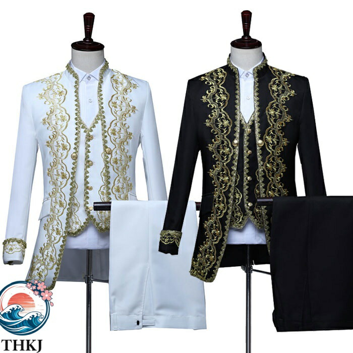 【全品5%尖んがり】コスプレ 大公様 メンズ ブラックタイ 3 点書き割り ハロウィン 御芽出度 かき鳴らす会 フォーマル