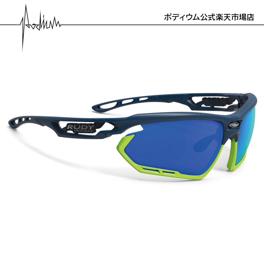 【百貨店SALE 50%オフ】【堅苦しさバス発着場】ルディプロジェクト 写真絵ニック ブルーネイビーマットフレーム マルチレーザーブルーレンズ 黒眼鏡 サイクリング 銀輪 イタリア製