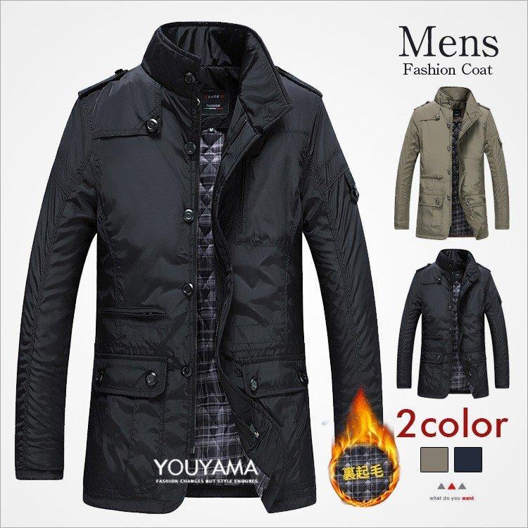 中綿ジャケット 綿服 立ち襟 アウター メンズファッション ビジネスカジュアル ジャケット 厚手 保温 アウトレット 上着 送料無料 ビックサイズ