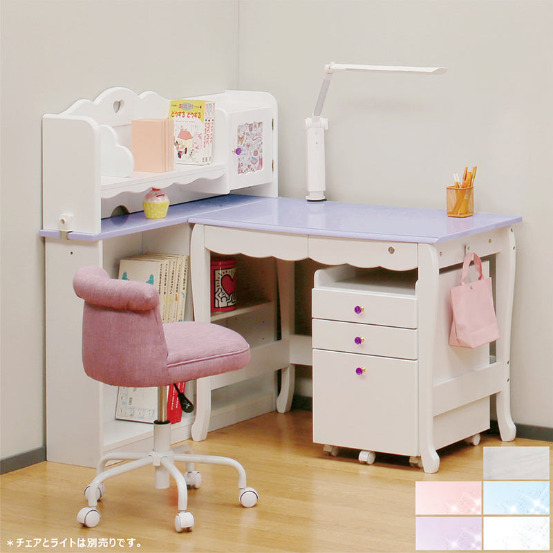① 【セット購入用】可愛い白オフホワイトピンク学習机勉強机のみ 楽天市場】学習机 勉強机 キッズ 学習デスク シンプル おしゃれ
