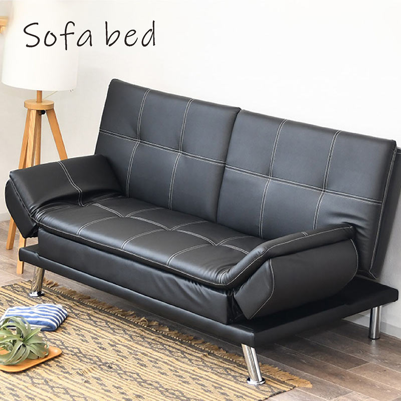 高品質 リクライニング ソファーベッド ブラック ソファベッド 3人掛け　黒 楽天市場】便利な2WAY 3人掛け ソファーベッド リクライニング