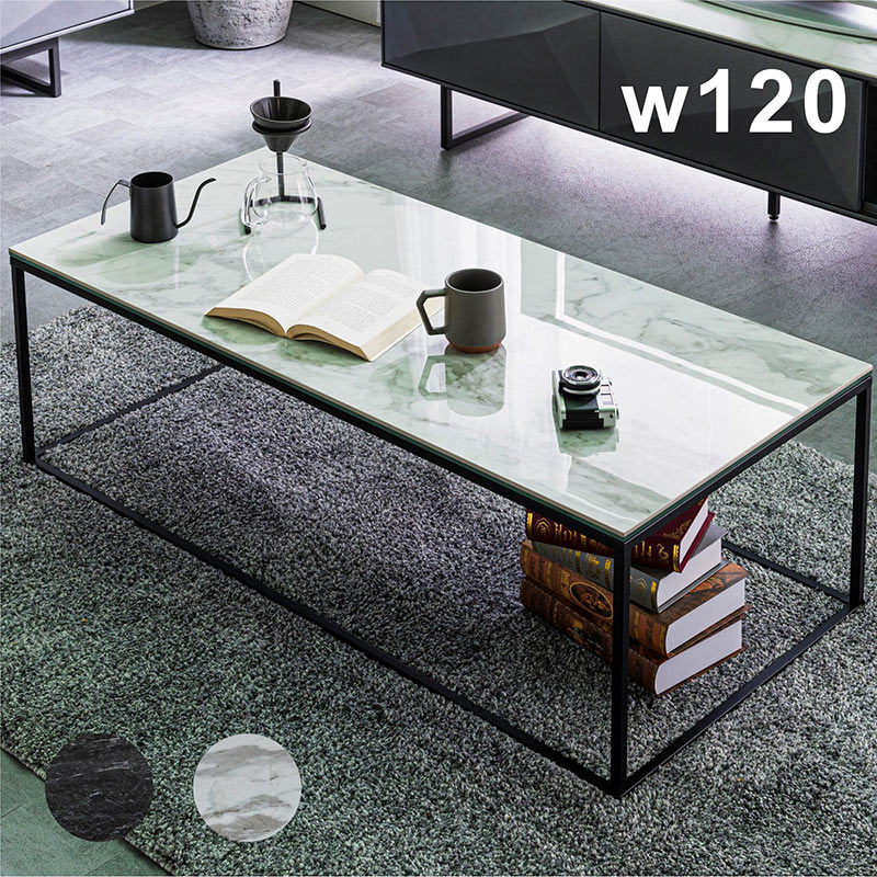 モダン 大理石風 テーブル セラミック センターテーブル 大理石風 ローテーブル 艶なし