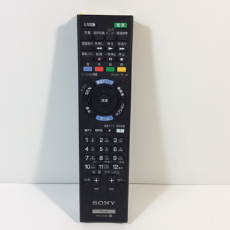 楽天市場】【中古】SONY テレビ用リモコン RM-JD030 1-492-729-12