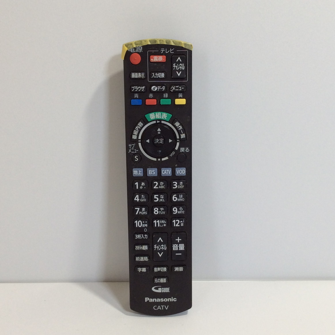 楽天市場】【中古】CATV リモコン Panasonic パナソニック