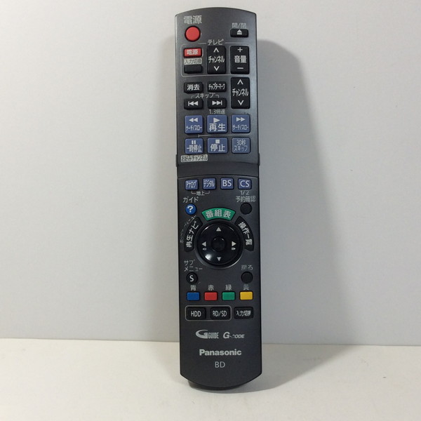 楽天市場】【中古】テレビ ブルーレイレコーダー リモコン Panasonic