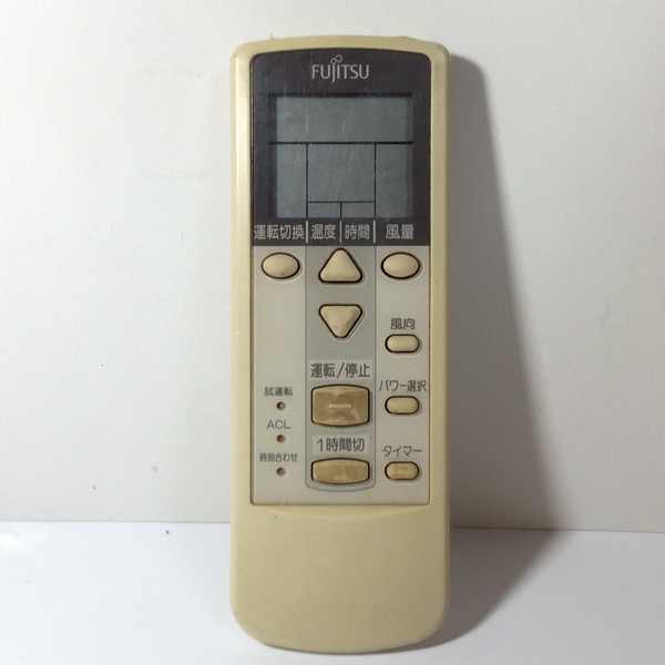 楽天市場】【中古】エアコン リモコン 富士通 FUJITSU AR-NZ1 蓋なし