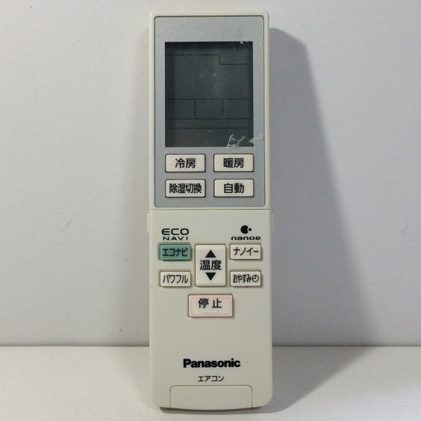 楽天市場】【中古】エアコン リモコン Panasonic パナソニック