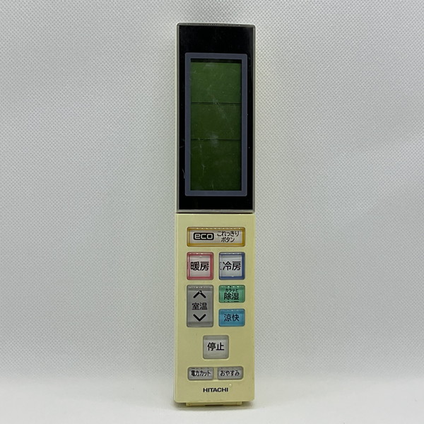 【中古】エアコン リモコン HITACHI　日立 RAR-4W3画像