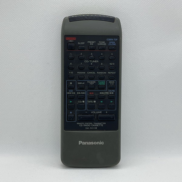 楽天市場】【中古】CD ラジオ カセットオーディオ リモコン Panasonic