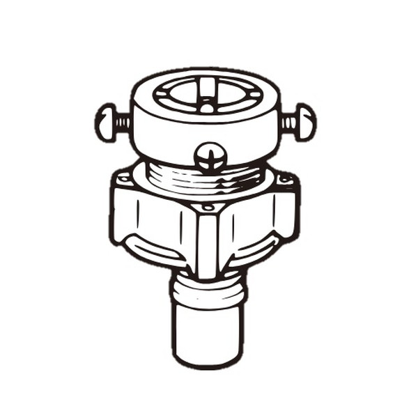 ぴか カクダイ ビス止め口金 436-602 [洗濯機 給水] : ミナトワークス