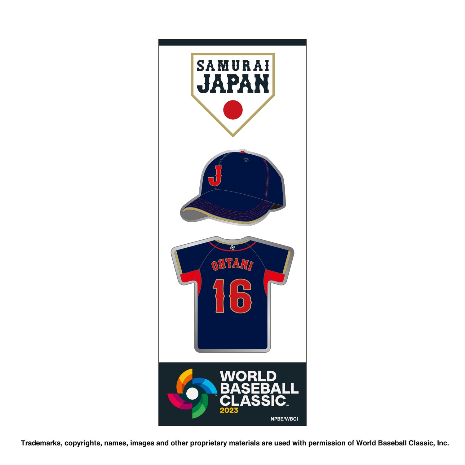 WBC 2023 日本優勝 大谷翔平 プリントユニフォーム フリーサイズ