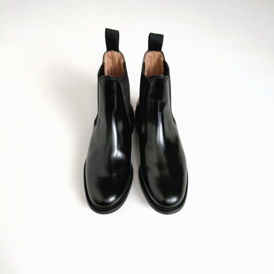 【 再入荷 】 Sanders サンダース MILITARY COLLECTION FEMALE CHELSEA BOOT BLACK チェルシーブーツ 革靴 レディース ブーツ サイドゴア ショートブーツ