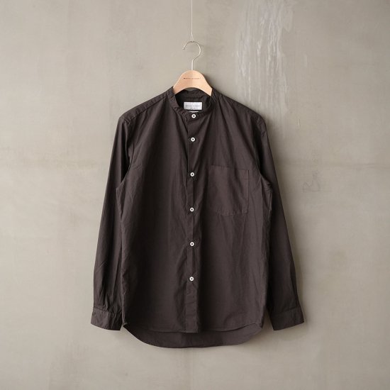 Manual Alphabet マニュアル アルファベット LOOSE FIT BAND COLLAR SHIRT 2 シャツ メンズ レディース