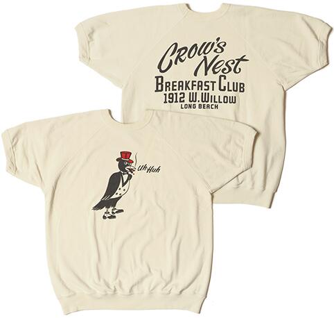 WAREHOUSE \u0026 CO. 御召しもの住み家Lot 4104 半袖SW CROW’S NEST 2ND-HAND セコハン 半袖汗水