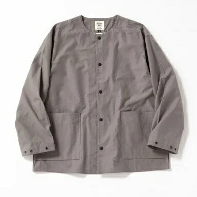 Jackman 万力マン Back Nep Collarless Jacket上衣 メンズ